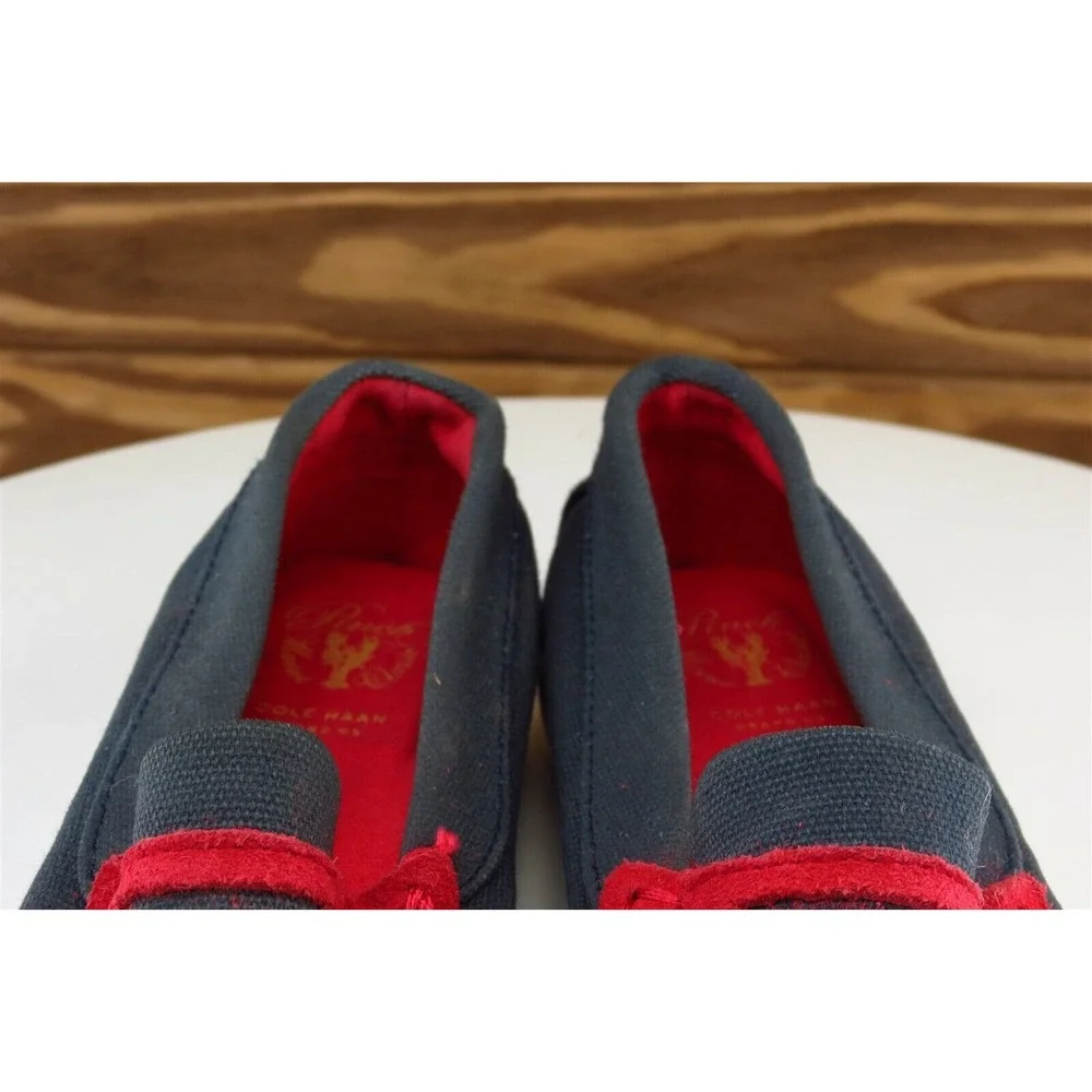 Cole Haan Youth‎ Boys Shoes Sz 1 M Gray Fabric Loafer